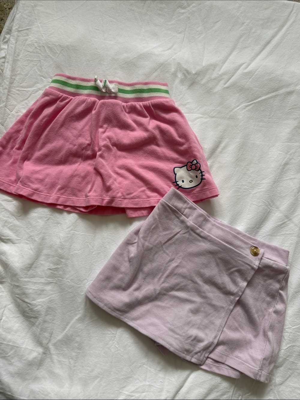 Hello Kitty Pink & Lavender Girls Skort Set